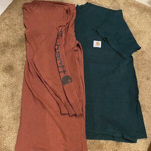 2 Carhartt men’s shirts - NWOT